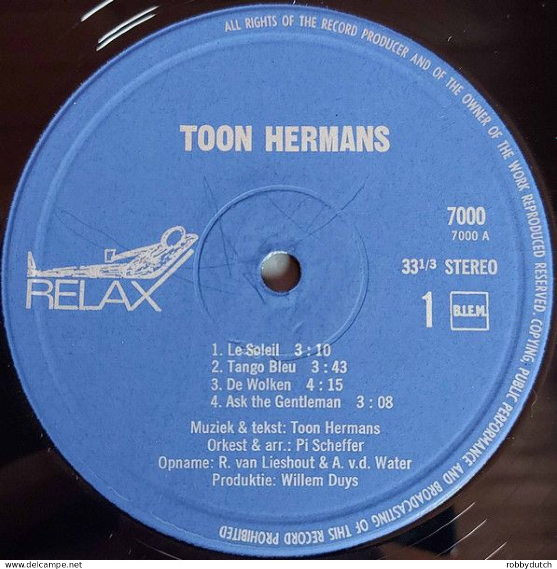 * LP * TOON HERMANS '68 (1ste Stereo-plaat Van Toon) - Comiques, Cabaret