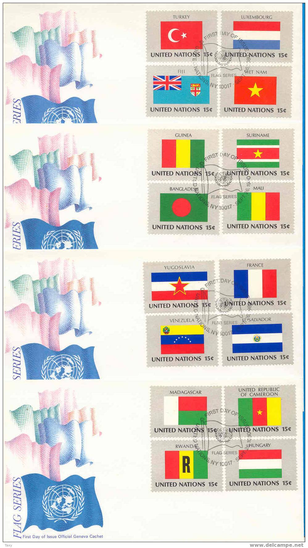 FDC Nations-Unies Y&T 316/31 - Other & Unclassified
