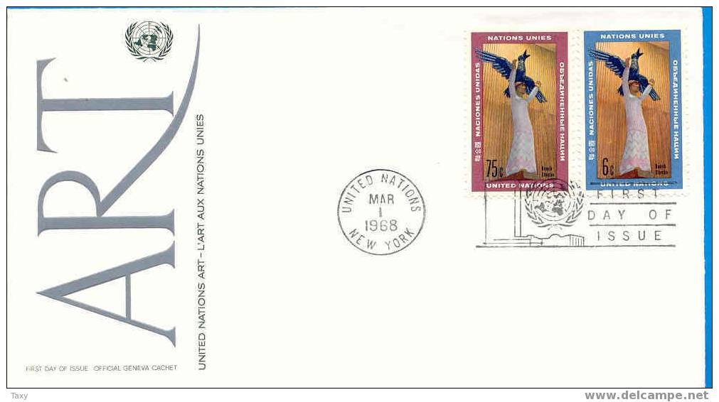 FDC Nations-Unies Y&T 177/78 - Other & Unclassified