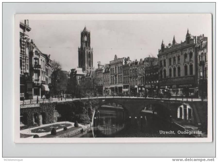 UTRECHT Oudegracht  - Fotopostkaart - Utrecht