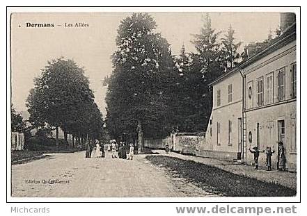 CPA 51 DORMANS - Les Allees - Dormans