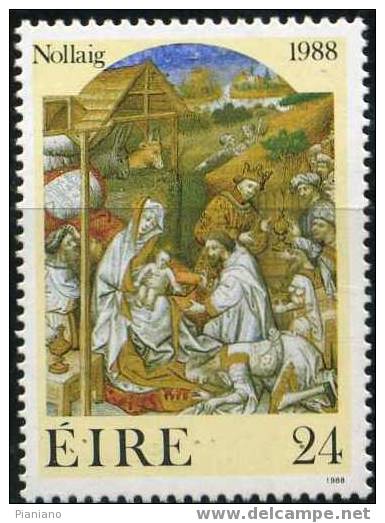 PIA - IRL - 1988 - Noel  - (Yv  668-70) - Unused Stamps