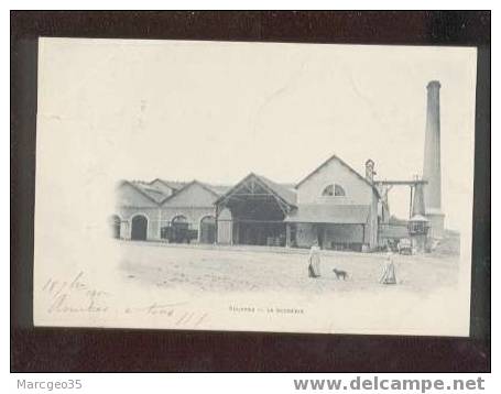 009463 Souppes La Sucrerie édit.breger Animée Belle Carte Nuage Précurseur Sucre Industrie Usine - Souppes Sur Loing