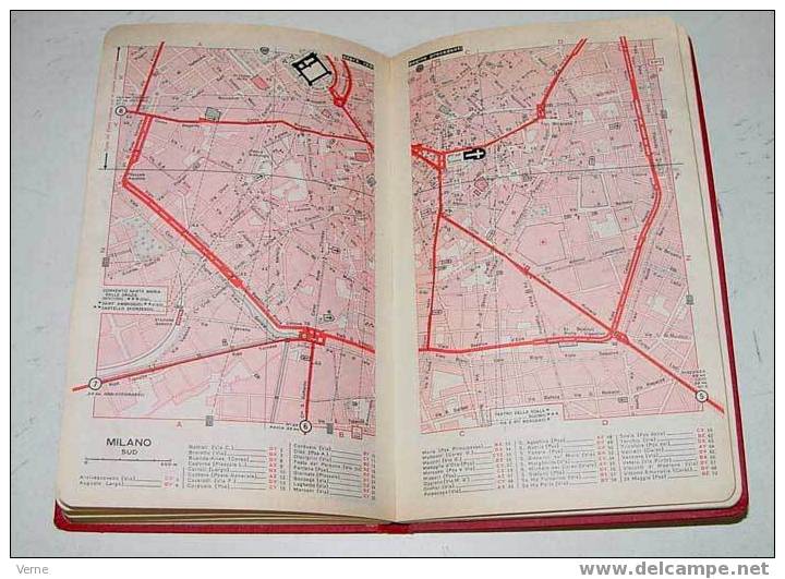 ANTIGUA GUIA DE CARRETERAS MICHELIN - ITALIA DU NORD - AÑO 1956 - MIDE 20 X 13 CMS - Other & Unclassified