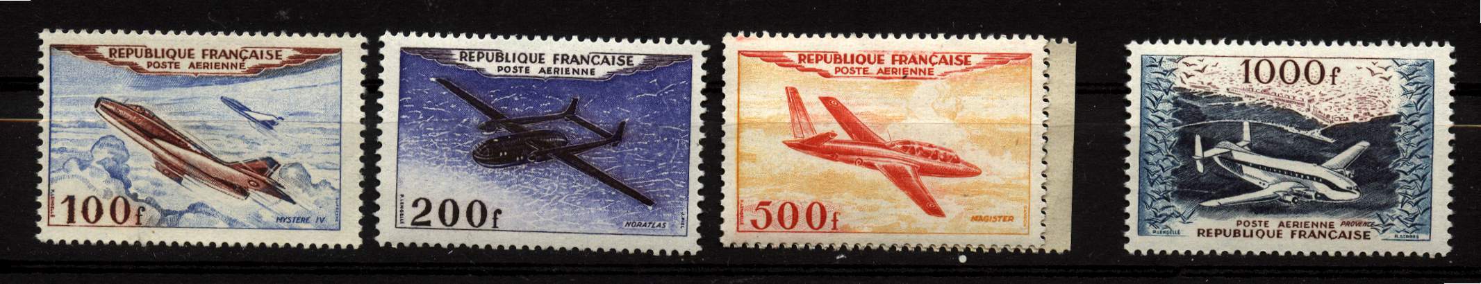 France ** PA  30  à 33  -  Prototypes - 1927-1959 Mint/hinged