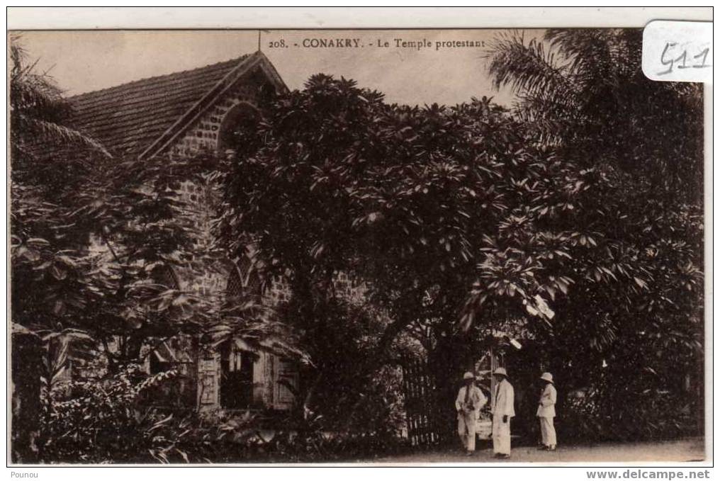 - GUINEE - CONAKRY - LE TEMPLE PROTESTANT (511) - Guinée Française