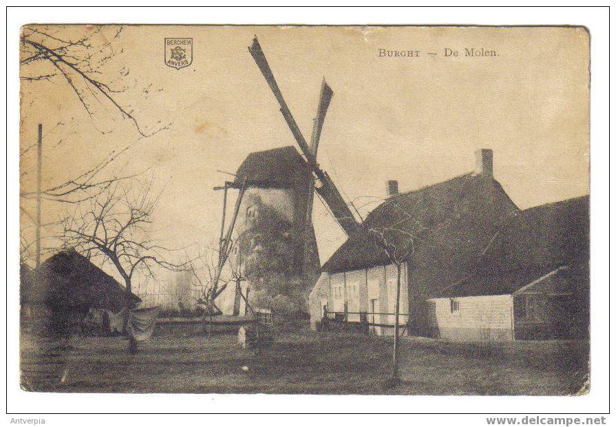 Burcht-burght De Molen  (zie Scan Voor En Achterzijde) - Zwijndrecht