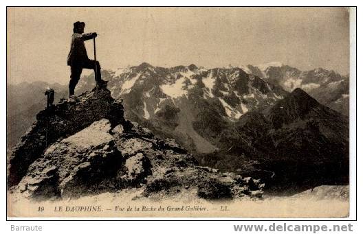 CP " LE DAUPHINE " Vu Du Grand Galibier . - Autres & Non Classés