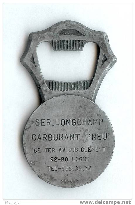 Décapsuleur: Automobile, Ser. Longchamp, Carburant Pneu à Boulogne (06-6828) - Flessenopener