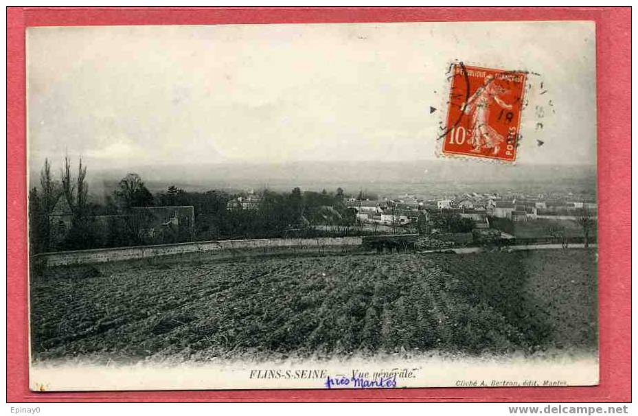 B - 78 - FLINS Sur SEINE - Vue Générale - Flins Sur Seine