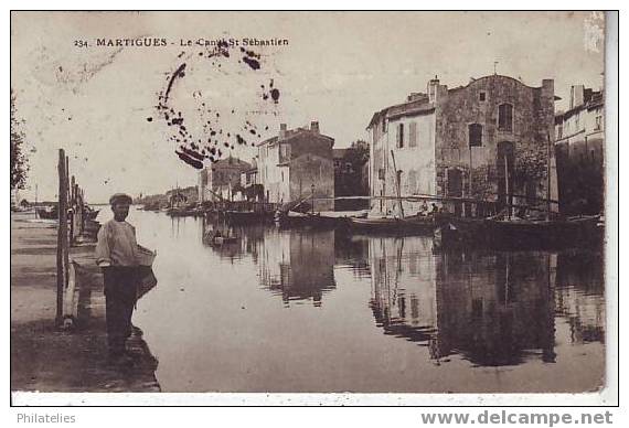 MARTIGUES  1908   CANAL ST SEBASTIEN - Martigues