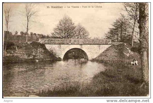 Ref No 8753- Nantiat - Le Vincon - Pont De La Creche   - Bon Etat - Nantiat