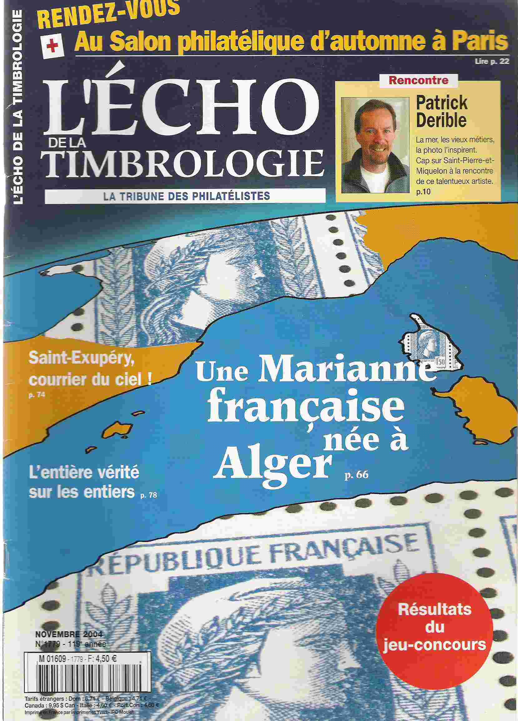 Echo De La Timbrologie 11 / 2004 état Neuf ** - Französisch (ab 1941)