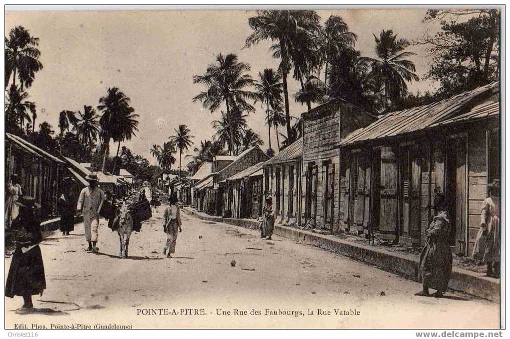 GUADELOUPE PàP    Rue Vatable  Superbe Plan - Pointe A Pitre