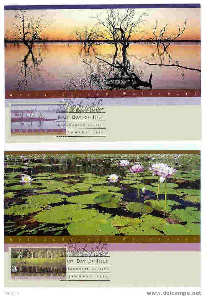 Australia-1992 Wetlands Set Two Maximum Card - Cartes-Maximum (CM)