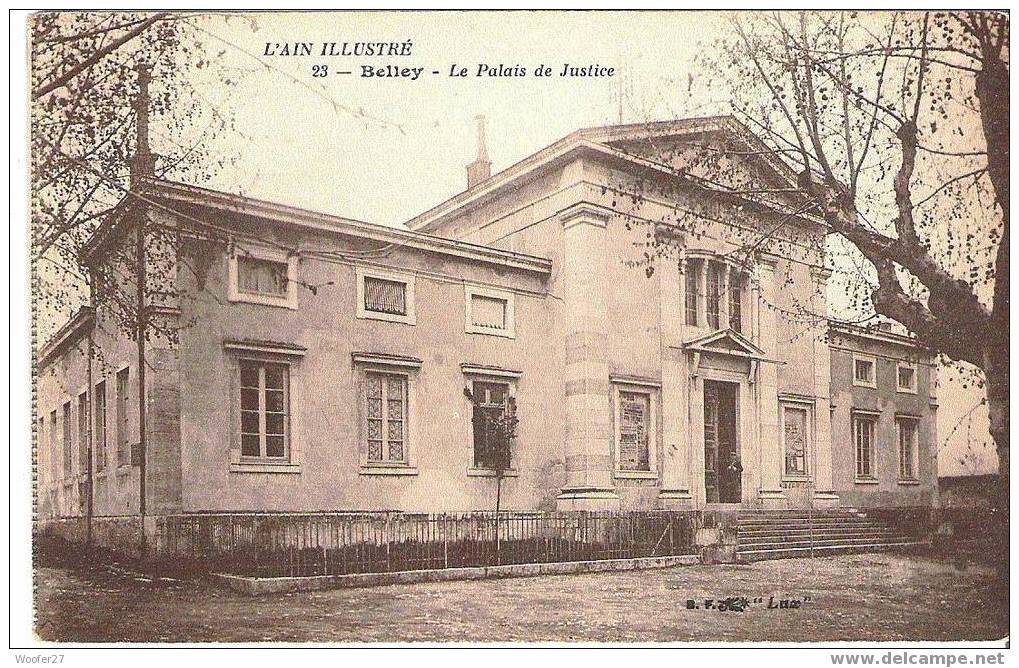 Cpa BELLEY  Le Palais De Justice - Belley