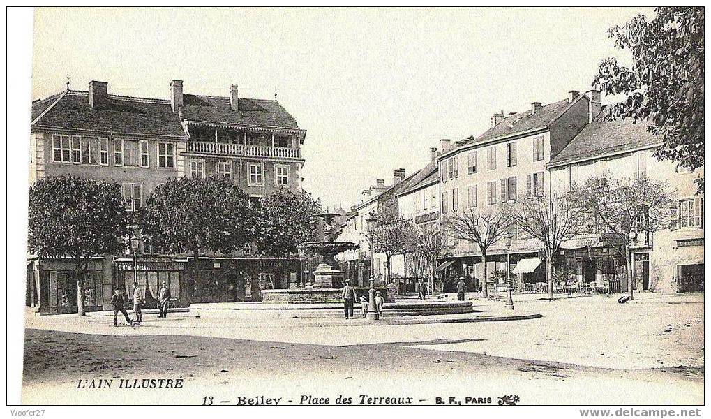 Cpa BELLEY Place Des Terreaux - Belley