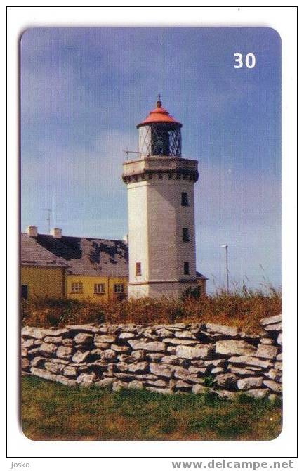 LIGHTHOUSE - HANSTHOLM FYR (Denmark Old Rare Chip Card Only 75.000 Ex.) * Phare Leuchtturm Faro Farol Lanterna Vuurtoren - Denemarken