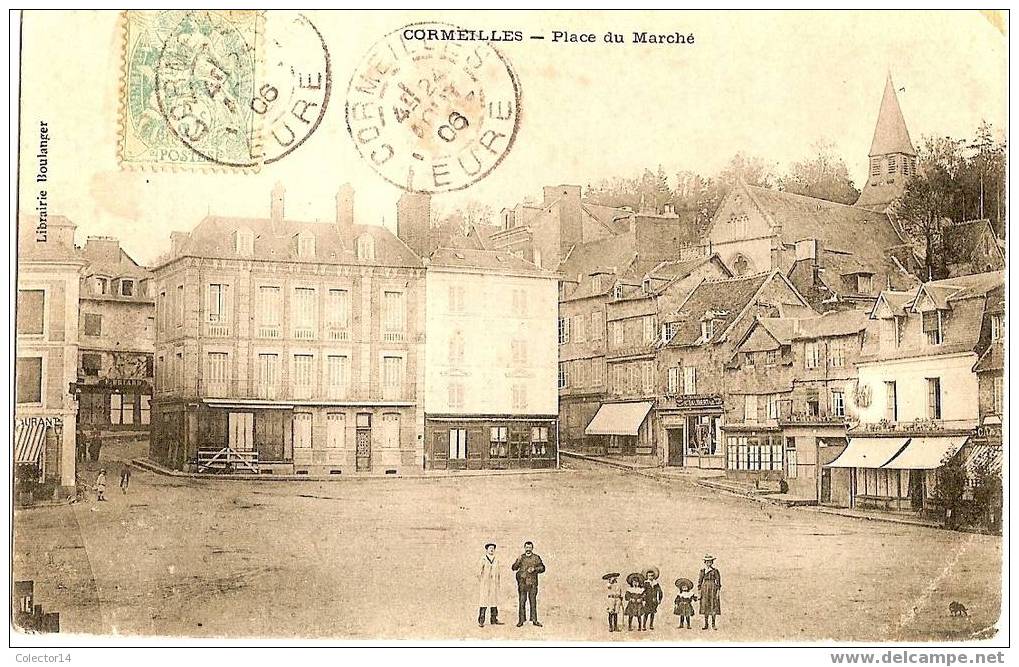 Cormeilles La Place Du Marché - Pont-de-l'Arche