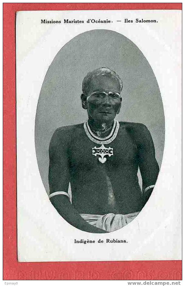 OCEANIE - ILES SALOMON - Indigéne De Rubiana - Solomon Islands