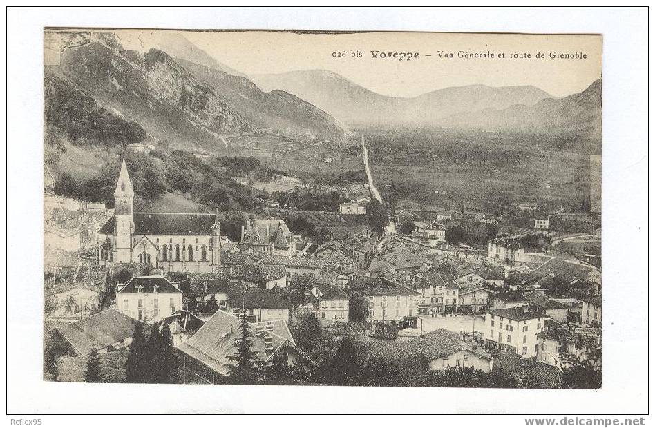 VOREPPE - Vue Générale Et Route De Grenoble - Voreppe