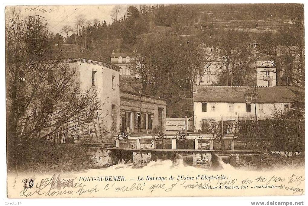 Pont-Audemer Le Barrage De L'usine D'électricité - Pont Audemer