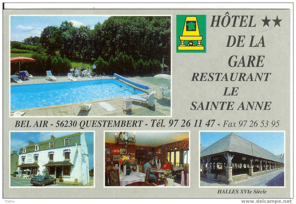QUESTEMBERT Hôtel De La Gare / Restaurant Le Sainte Anne - Questembert