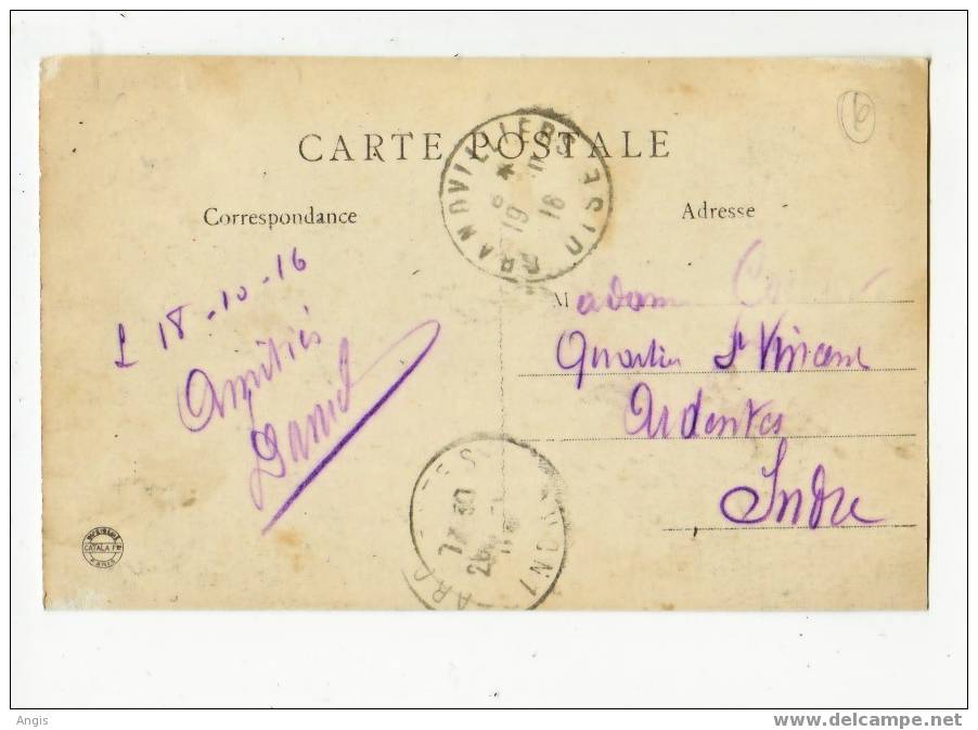 CPA---60---- Grandvilliers-----GARE---RAILS - Grandvilliers