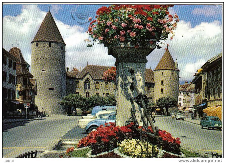 Carte Postale Animée D'Yverdon - Le Château - Yverdon-les-Bains 