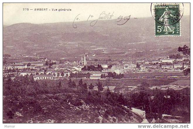 AMBERT Vue Générale - Ambert