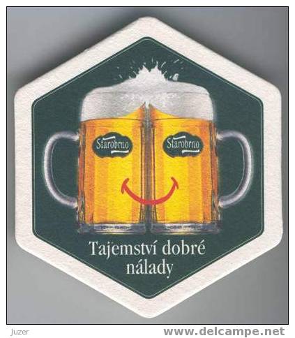 Czechia: STAROBRNO Beer Coaster (1) - Beer Mats