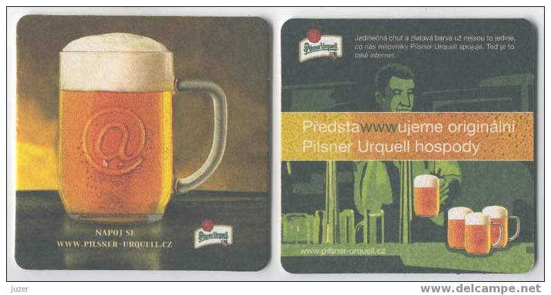 Czechia: PILSNER URQUELL Beer Coaster - Beer Mats