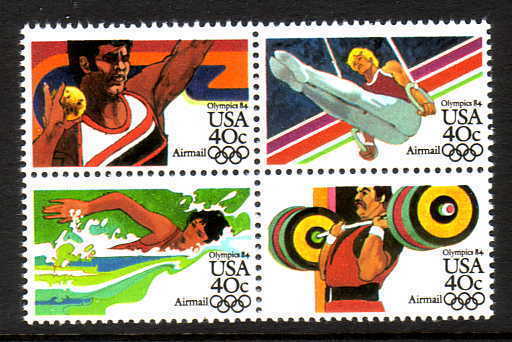 U.S.C105-08  **  OLYMPICS 1984 - 3b. 1961-... Unused