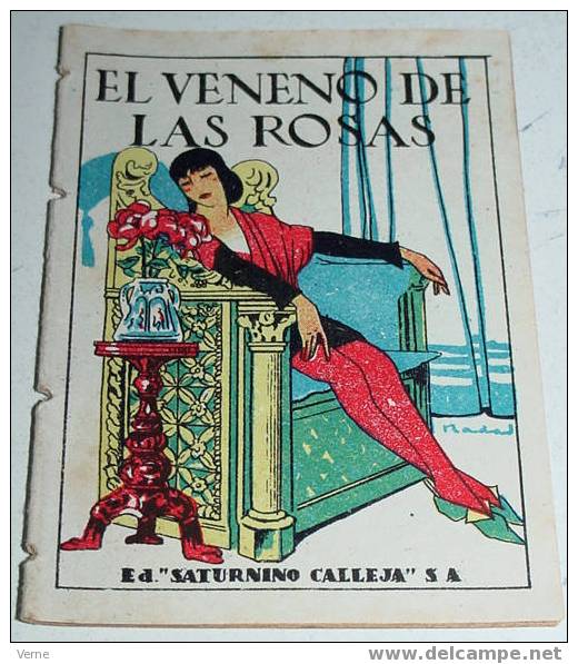 ANTIGUO CUENTO EL BVENENO DE LAS ROSAS - ED. SATURNINO CALLEJA - JOYAS PARA NIÑOS - CUENTOS MORALES - SERIE IX - TOMO 17 - Children's