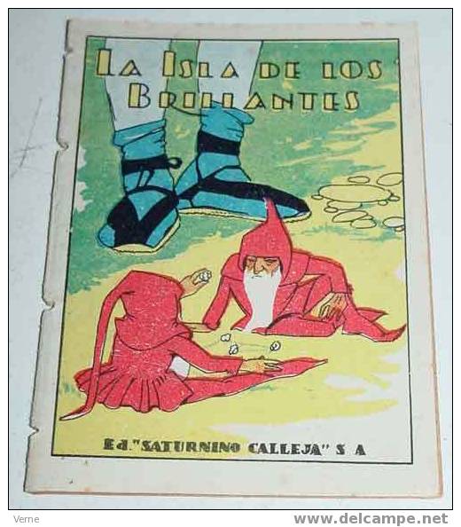 ANTIGUO CUENTO LA ISLA DE LOS BRILLANTES - ED. SATURNINO CALLEJA - JOYAS PARA NIÑOS - CUENTOS MORALES - SERIE X - TOMO 1 - Boek Voor Jongeren & Kinderen