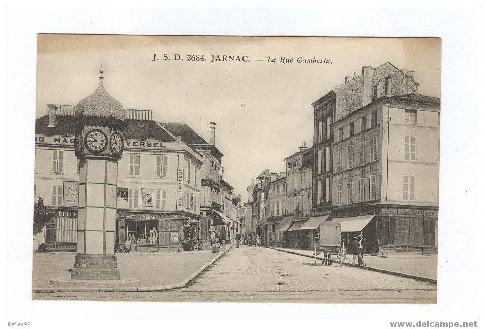 JARNAC - La Rue Gambetta - Jarnac