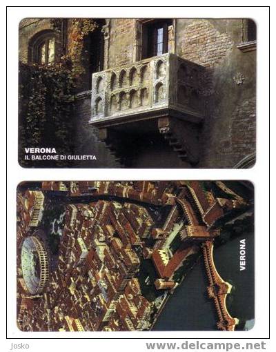 SAN MARINO - ROMEO & JULLIET - Amphithéâtre - Palace - Palais - Chateau - Stamp Verona - GREAT EVENS - MINT & RARE Cards - San Marino