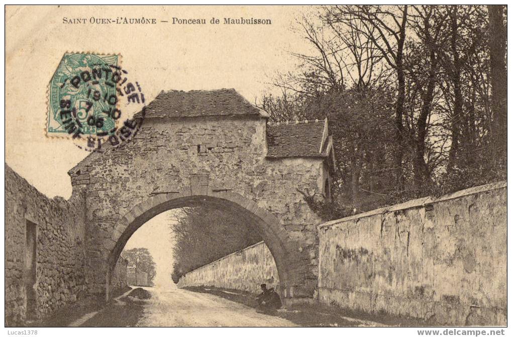 95 /SAINT OUEN L AUMONE / PONCEAU DE MAUBUISSON  / JOLIE CARTE ANIMEE - Saint-Ouen-l'Aumône