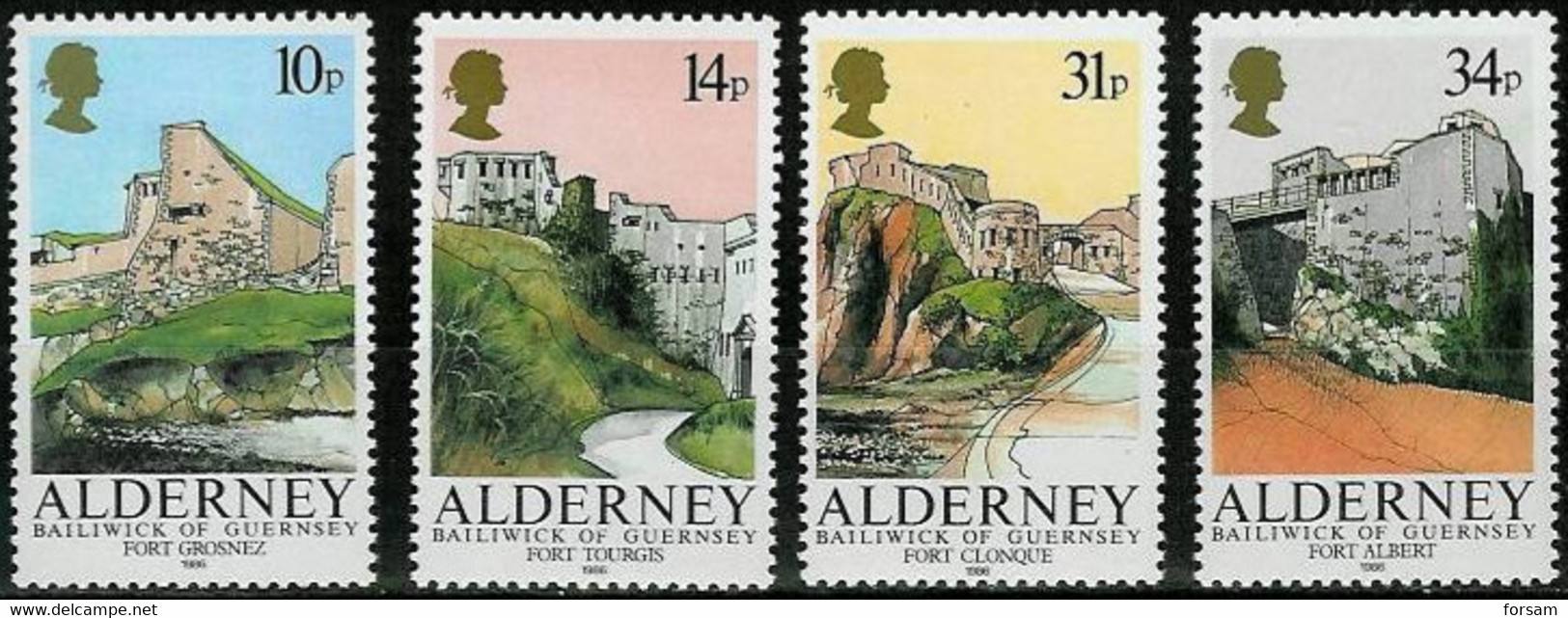ALDERNEY..1986..Michel # 28-31...MNH. - Alderney