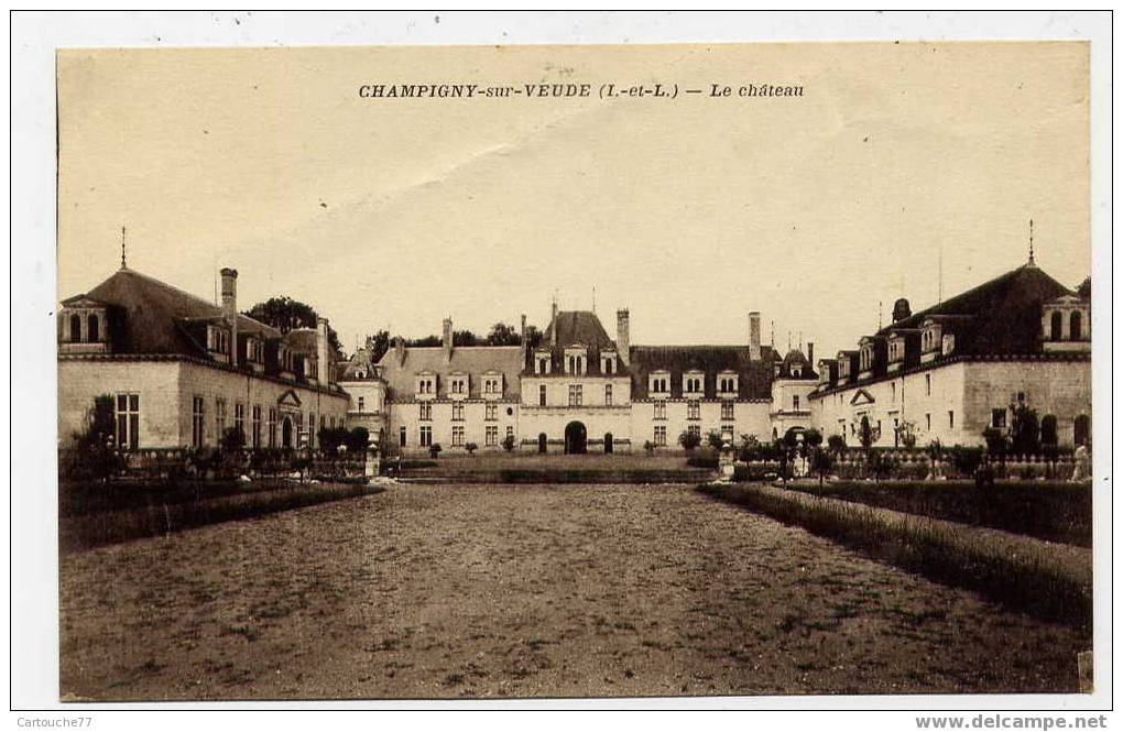 J19 - CHAMPIGNY-sur-VEUDE - Le Château - Champigny-sur-Veude