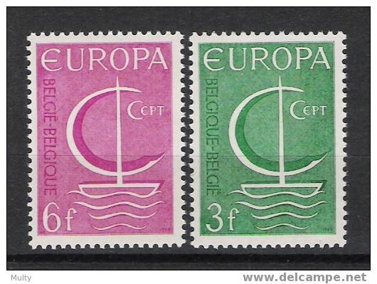 Belgie OCB 1389 / 1390 (**) - 1966