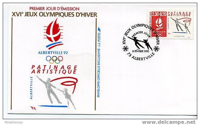 JEUX OLYMPIQUES HIVER / PATINAGE    / ALBERTVILLE   1990 - Invierno