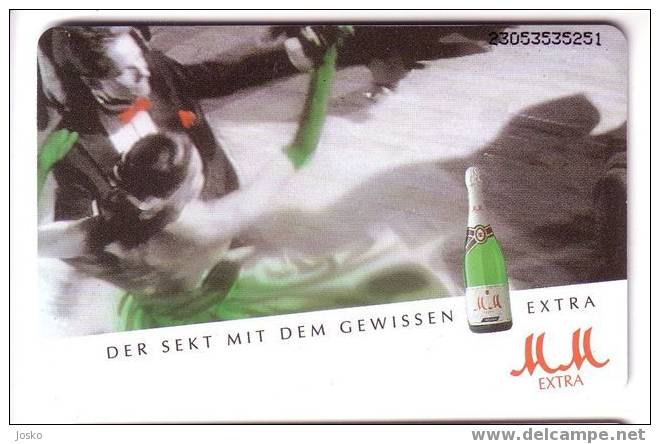 CHAMPAGNE ( Germany  Rare Card ) - Champán - Champagner - Sekt - Schaumwein - Wine - Vin - MM Extra  3.400 Ex Only - Food