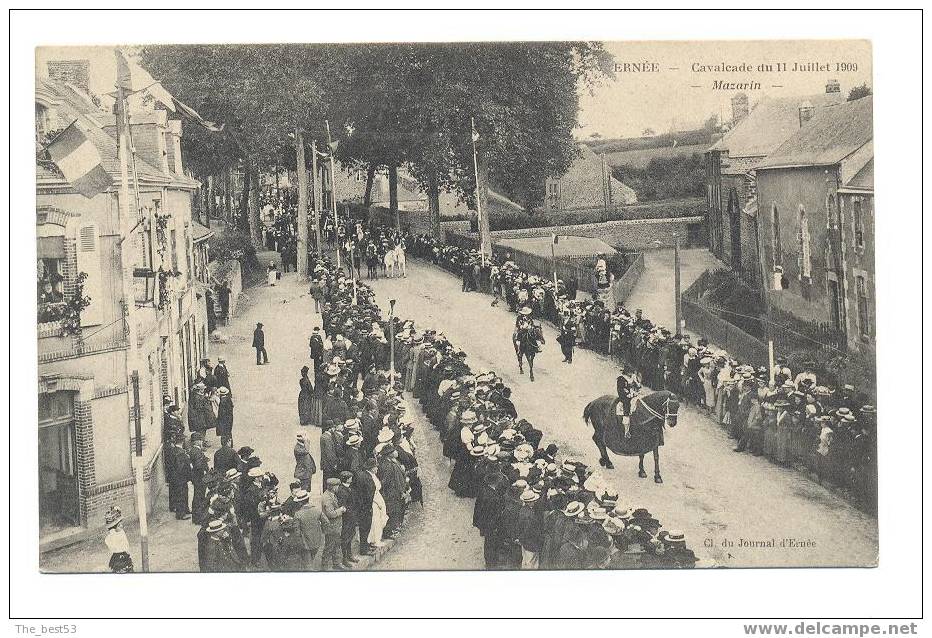 Ernée   Cavalcade Du 11 Juillet 1909    Mazarin - Ernee