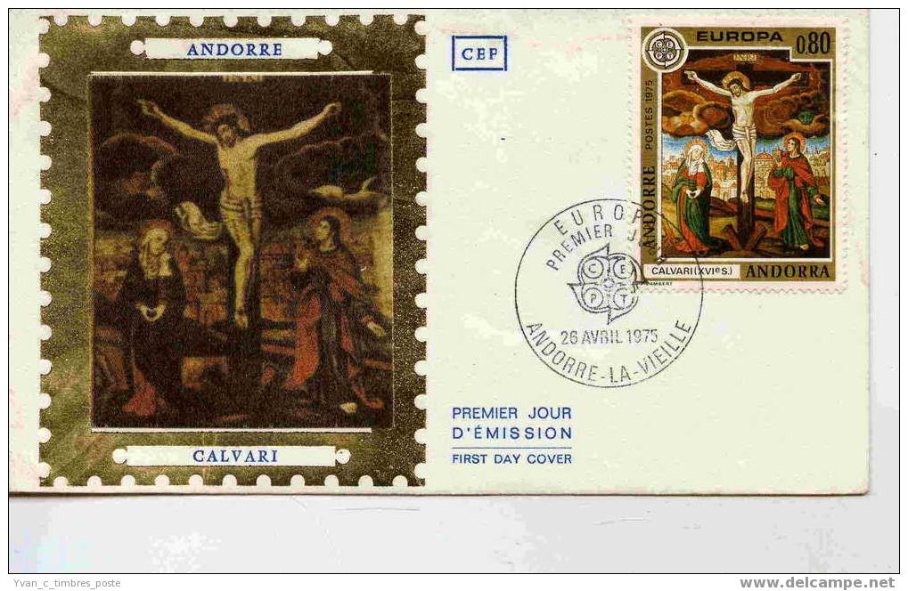 ANDORRE  FIST DAY COVER  ENVELOPPE PREMIER JOUR  EUROPA - FDC