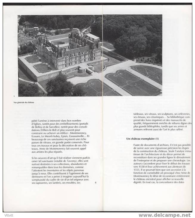 Le Château D´Ecouen (Val D´Oise, 95), 24 Pages, 11 Cm Sur 23 Cm, Collection Petit Guide, N° 42 - Ile-de-France