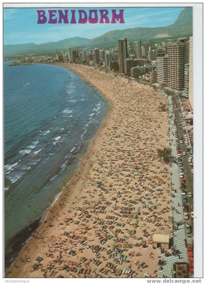 Benidorm -  Playa De Levante Desde Rincon De Loix - Alicante