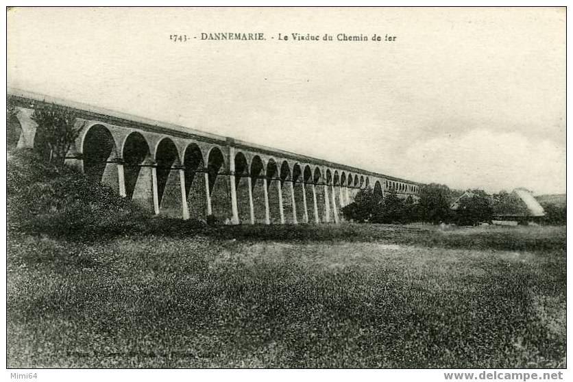 D .  DANNEMARIE .  LE VIADUC DU CHEMIN DE FER - Dannemarie