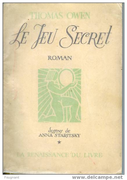 Belgique:Thomas Owen:Le Jeu Secret. E.O. - Belgische Schrijvers