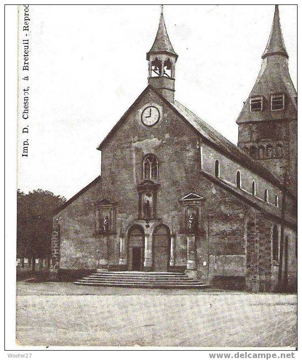 Cpa BRETEUIL Eglise St Sulpice - Breteuil